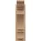 Ekena Millwork 5 1/2-in W x 12-in D x 20-in H Balboa Trad Rough Cedar Woodgrain TimberThane Outlooker, Primed Tan OUTUR055X12X20BOA04RCPR - alternate 3